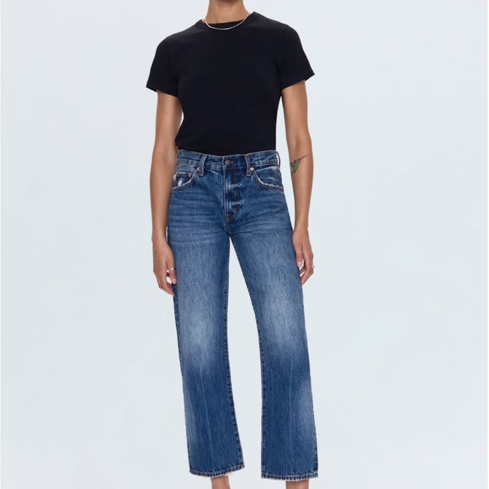 Pistola “Lexi” Mid-Rise Bowed Jeans – Size 31 waist